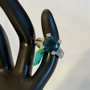 London blue topaz ring